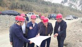 段致輝縣長帶隊(duì)到平陵街道和塔牌水泥廠調(diào)研