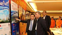 在阿根廷訪問期間，宋志平一行前往承建水泥項目考察調(diào)研