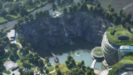 第一個(gè)建造在深坑的酒店