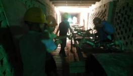 連夜搶修！萬年青萬年水泥廠原料車間窯尾接頭運(yùn)行中斷開！