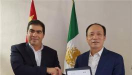 中國?代表團考察墨西哥霍爾希姆水泥公司水泥廠