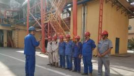 費縣水泥熟料回轉窯燙傷事故緊急處置！原來是應急演練！