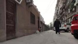 路面?zhèn)z月沒凝固，新鋪水泥路變“豆腐渣路”！