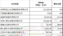 行業(yè)利潤(rùn)創(chuàng)歷史新高！各大水泥集團(tuán)2019年業(yè)績(jī)發(fā)布！