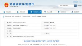 6人死亡！龍凈環(huán)保安徽工廠閃爆！