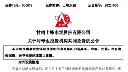 上峰水泥在集成電路領(lǐng)域投資2億元！