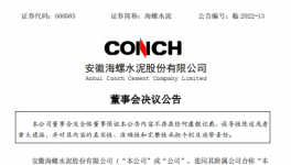 大動(dòng)作！海螺、金隅冀東、山水高層人事調(diào)整！